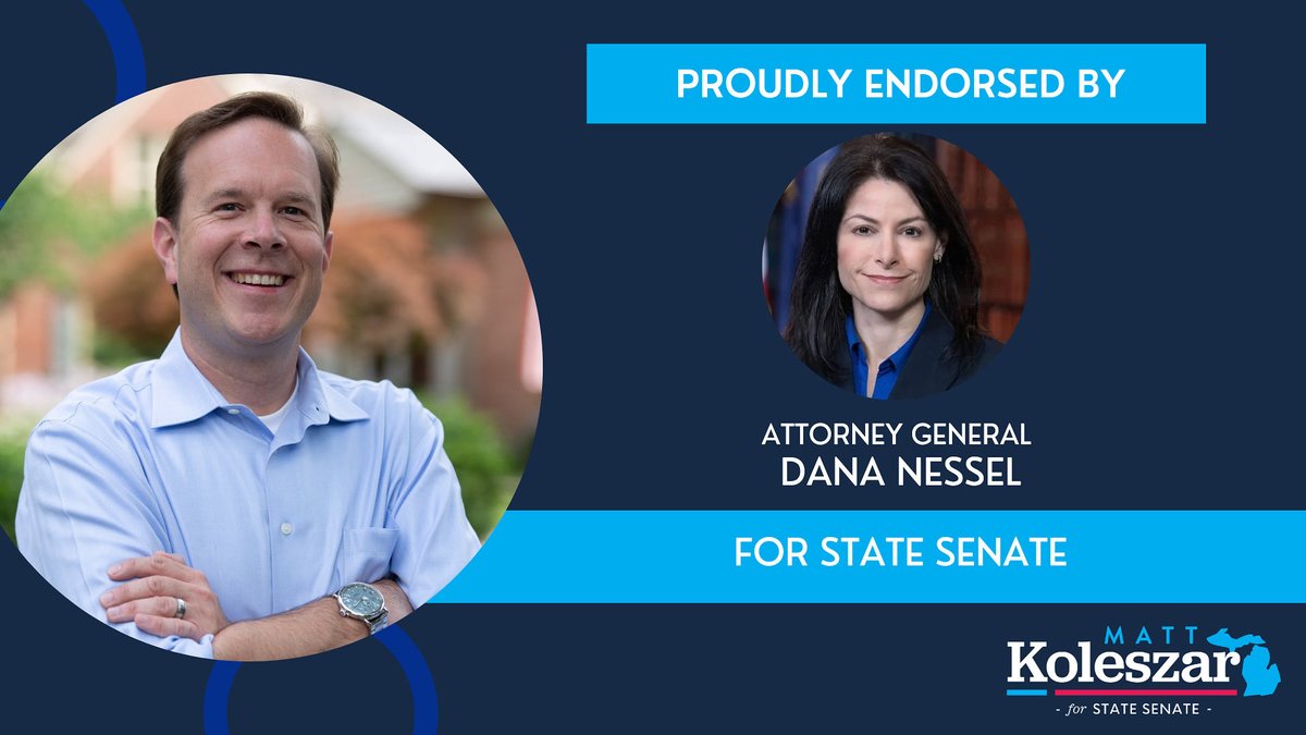 I am proud to announce that we have been endorsed by Michigan Attorney General <a href="/dananessel/">Dana Nessel</a>! While in the legislature, we worked together to champion animal rights and combat air pollution. It is an honor to have her support.