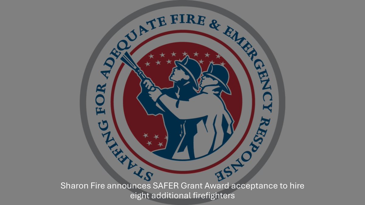 The Sharon Select Board has accepted the SAFER Grant Award, funding the hiring of 8 additional firefighters.

Thank you to the Board and our dedicated members for making this monumental achievement possible.

— Chief Michael Madden