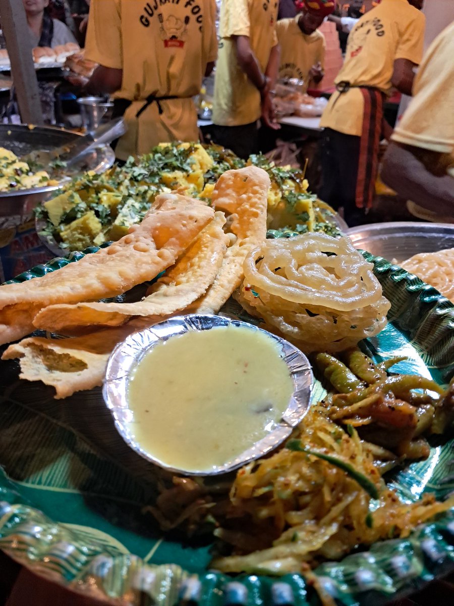 I tried jalebi fafda for the first time and I liked it.