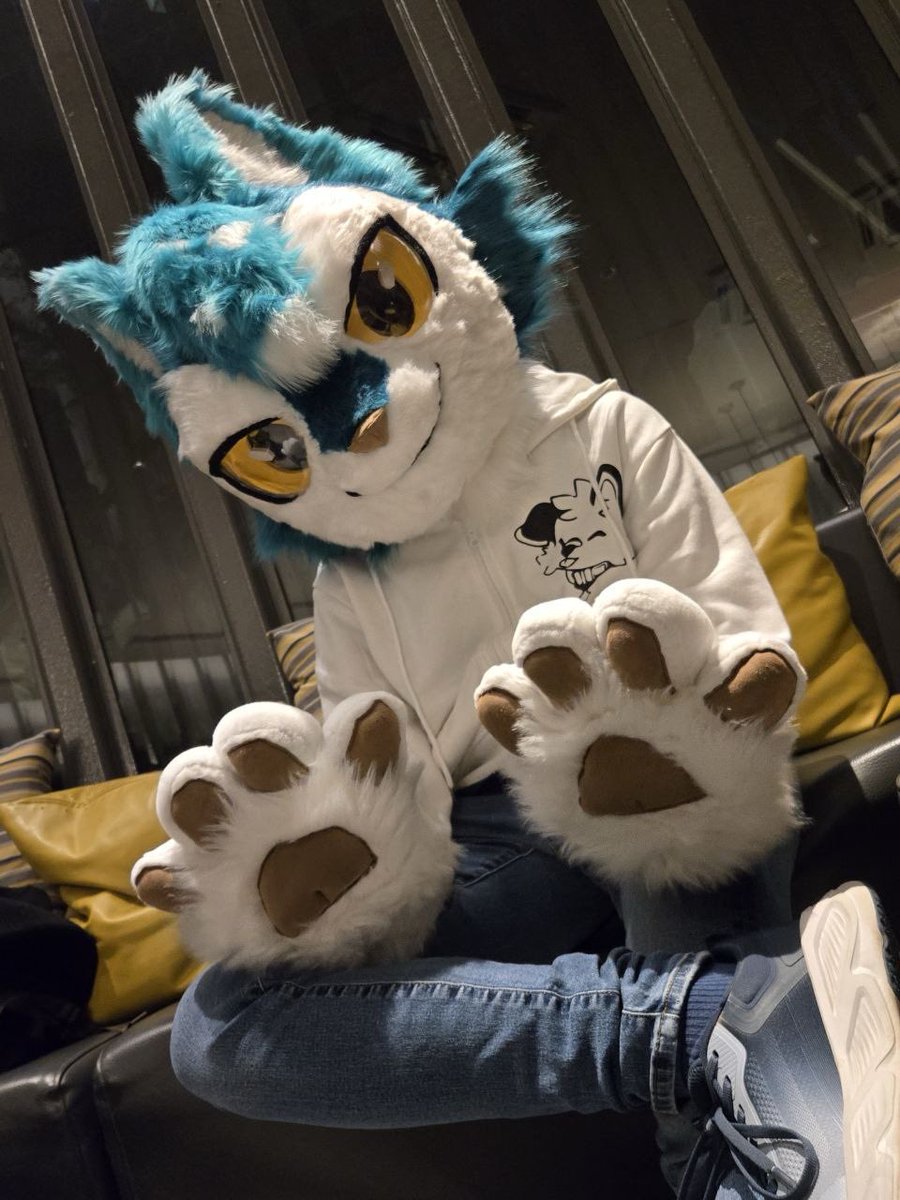 Hey there!
#FursuitFriday 

📸: <a href="/FoxahFelly/">FoxahFelly 🖤</a>
🧵: <a href="/CadenzaStudioTW/">CadenzaStudioTW</a>
