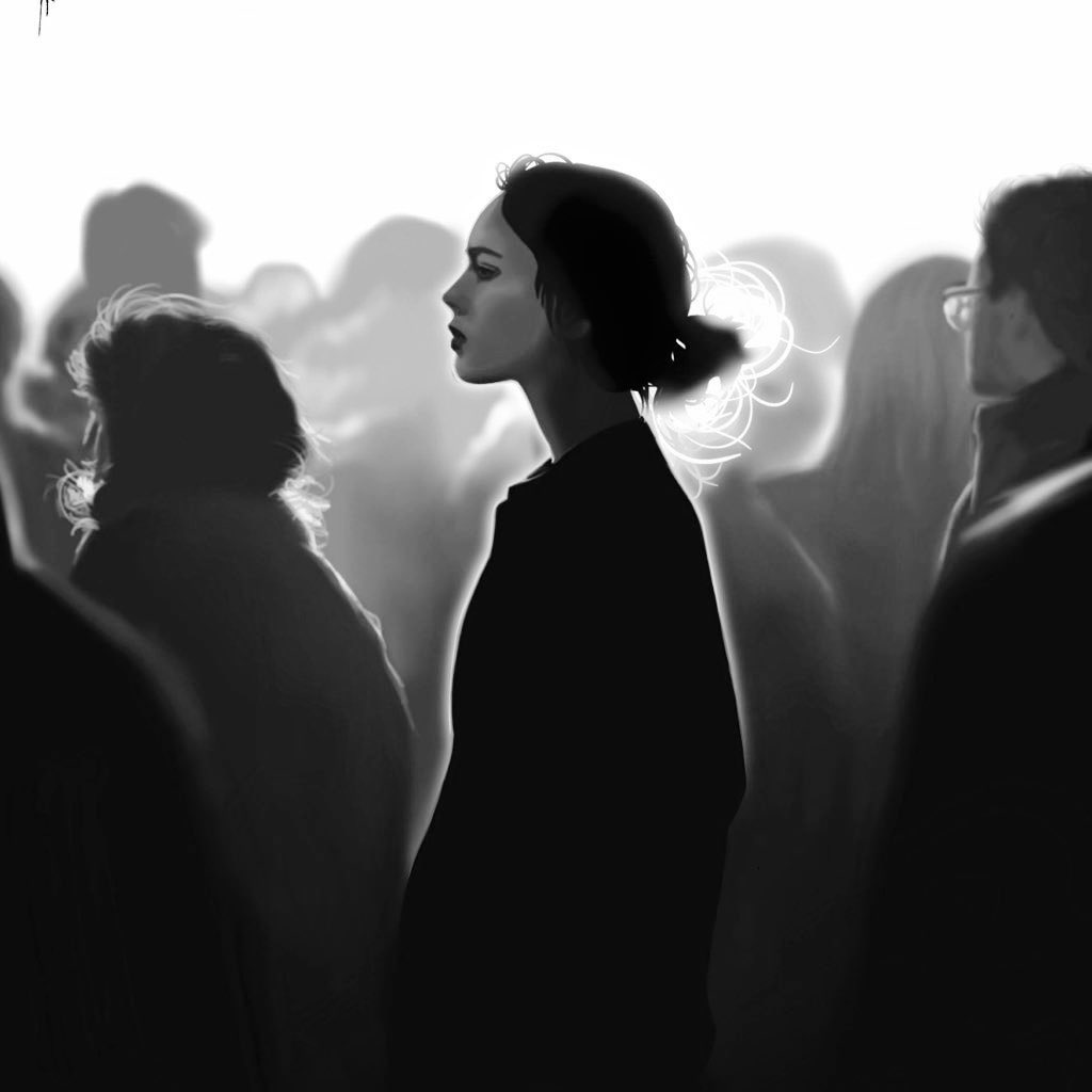 QT Something Black and White