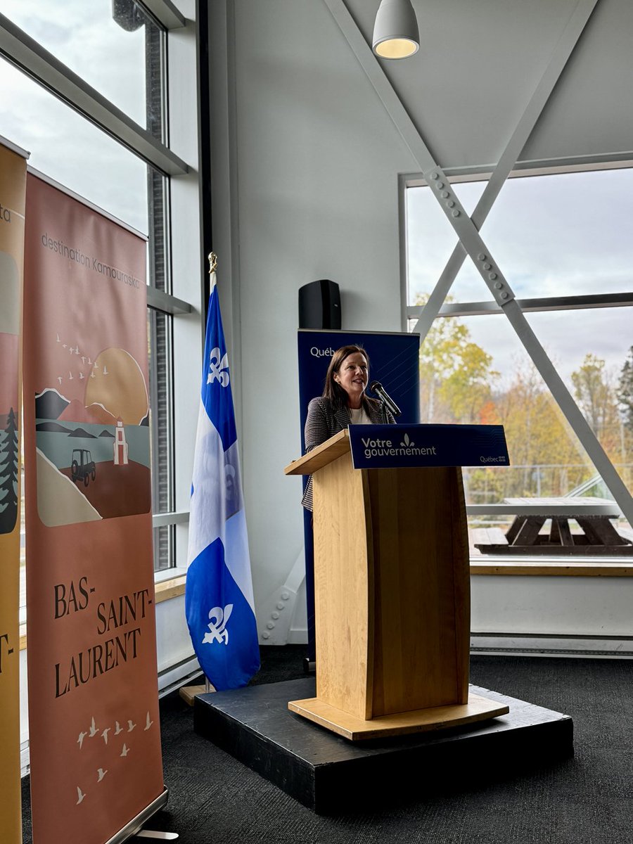[ COMMUNIQUÉ ]
Un soutien renouvelé pour favoriser le développement de l’offre touristique du Bas-Saint-Laurent
👉 bit.ly/4oulB2q

#EPRTNT <a href="/AmelieDionne/">Amélie Dionne</a>