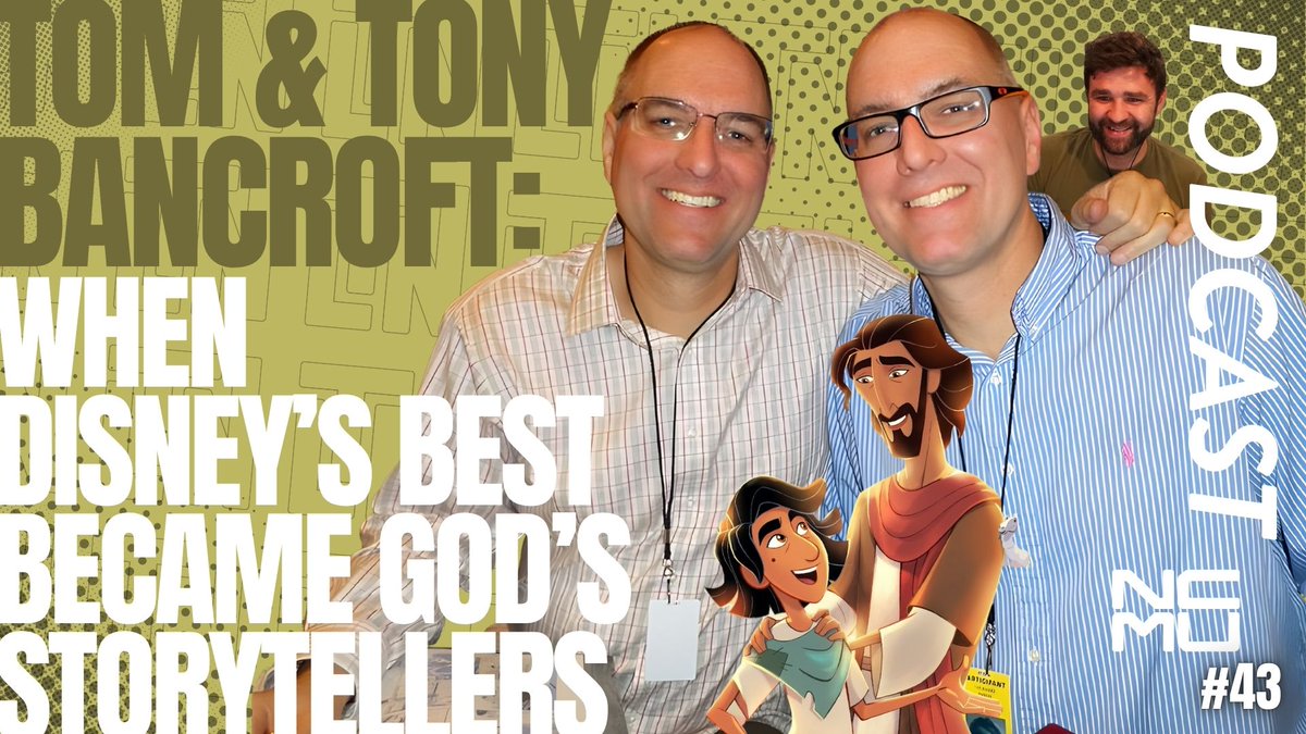 lovethynerd's tweet image. They helped define Disney's golden age—now they're animating the story of Jesus. 🎨✝️

Tom &amp;amp; Tony Bancroft join NCMU to talk faith, fear, and finding purpose in storytelling.

Watch or Listen now: lovethynerd.com/ncmu-43-tom-to…

#FaithInArt #AnimationLegends #LoveThyNerd
