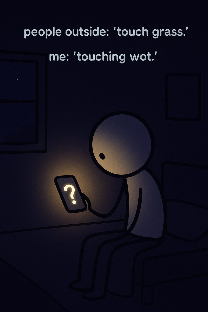 node_anonymous's tweet image. they said log off.
i said, i found peace in the question mark.    ?

@wotcabal