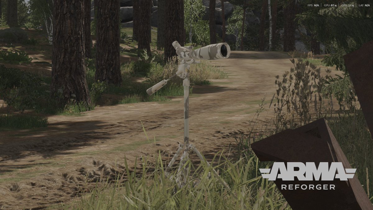 Spartan_Team6's tweet image. Spotting Scope &amp;amp; placeable antenna 

Both mods plan to be done by next week some time 

#armareforger #arma #spottingscope #antenna #developer