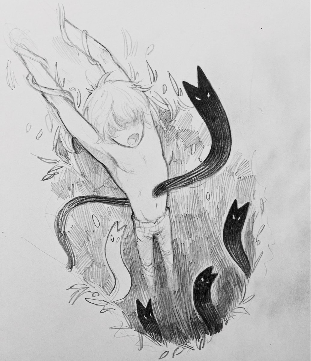 thepotetowitch's tweet photo. Day 17 Nightmare
You can’t dwell on the past; the past dwells on you through nightmares. #inktober #drawing #anime #manga #art https://t.co/OJStUCwu7t
