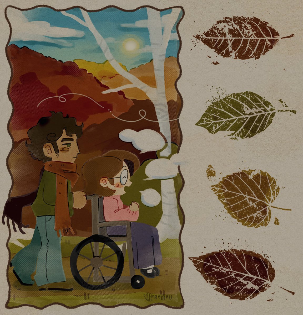 The Pinecone Pig brought you...

Marcoh and Olivia enjoying the autumn weather!
#FearandHunger #FearandHungerTermina