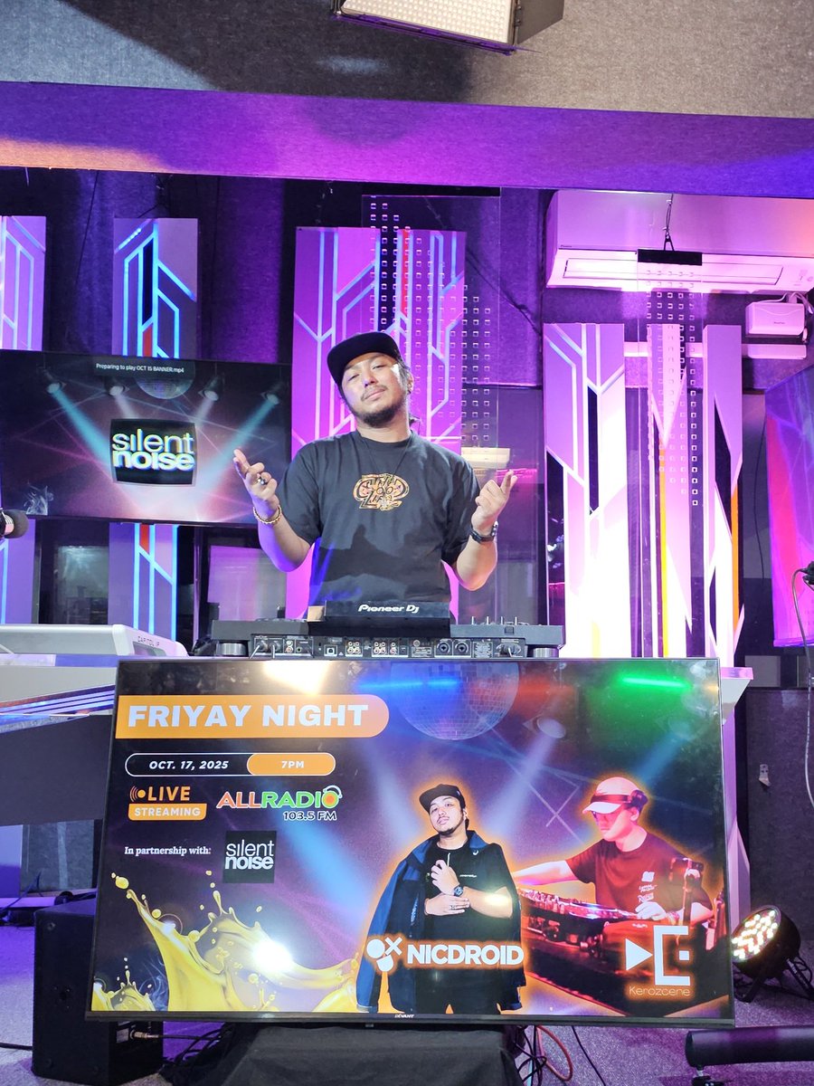 Thank You AllRadio 103.5 and Silent Noise PH for having me for FRIYAY NIGHT!

#staysavage