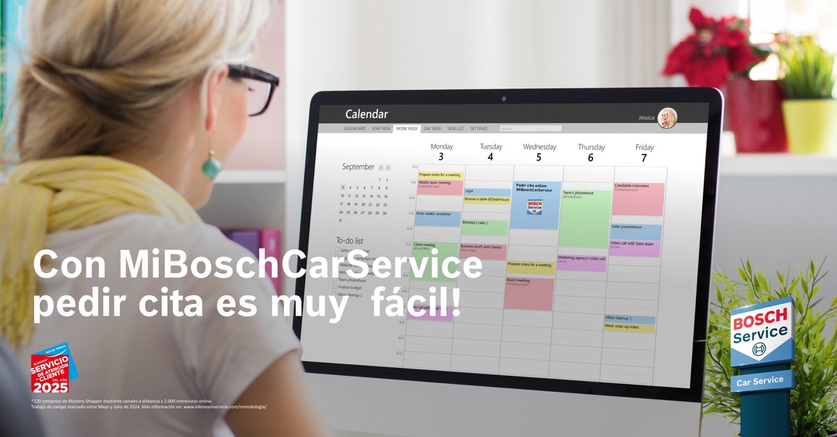 Bosch Car Service (@boschcarsvc_es) on Twitter photo Sin tiempo para pedir cita en el taller?   
Con MiBoschCarService es muy fácil: 
✅ Online, 24/7  
✅ Desde cualquier dispositivo  
✅ El día y la hora que mejor te venga
Así de cómodo, así de simple. 🚗🙌 
¡Hazlo ahora en bit.ly/3PTEOcV ! Sin tiempo para pedir cita en el taller?   
Con MiBoschCarService es muy fácil: 
✅ Online, 24/7  
✅ Desde cualquier dispositivo  
✅ El día y la hora que mejor te venga
Así de cómodo, así de simple. 🚗🙌 
¡Hazlo ahora en bit.ly/3PTEOcV !