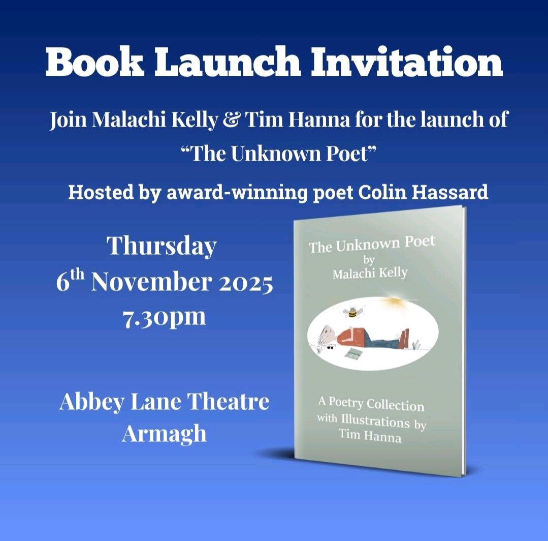 The_JHS's tweet image. Some very exciting news! Come and join us for the launch of 'The Unknown Poet' by Malachi Kelly on Thursday the 6th November! 🎉🎉
Malachi was an @abcb_council bursary student this year at the JHISS!