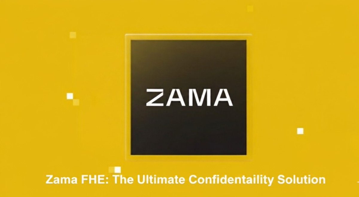 youngofficer77's tweet image. . @zama_fhe built something called the FHEVM, which is like a privacy upgrade for Ethereum-style blockchains.
Normally, everything on a blockchain is public your trades, votes, and data.
But with FHE (Fully Homomorphic Encryption), you can still use smart contracts withoutโฆ