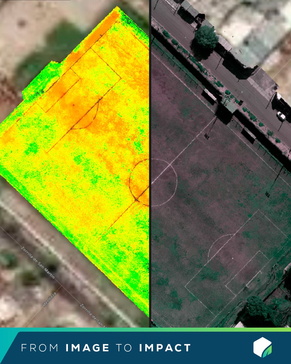pix4d's tweet image. Need to fix turf fast? ⚽ No more neglected fields!
The DigitalAgro team turned this pitch around in just 1 HOUR. Using #PIX4Dfields to selectively fertilize only the bare patches, they achieved healthy turf and 78% input savings! pix4d.com/blog/football-…