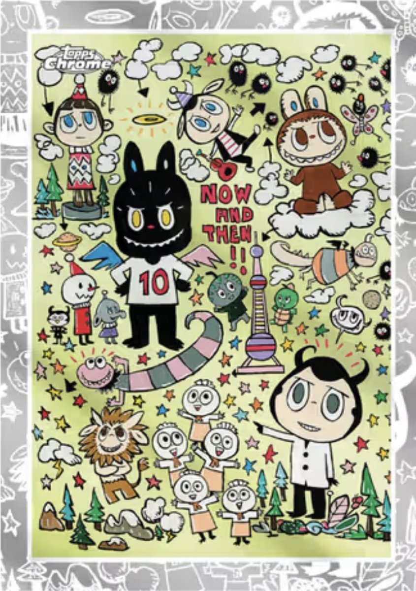 Topps x Labubu 

They really dipping everything in Trading card sets

Who’s going to grab some ?