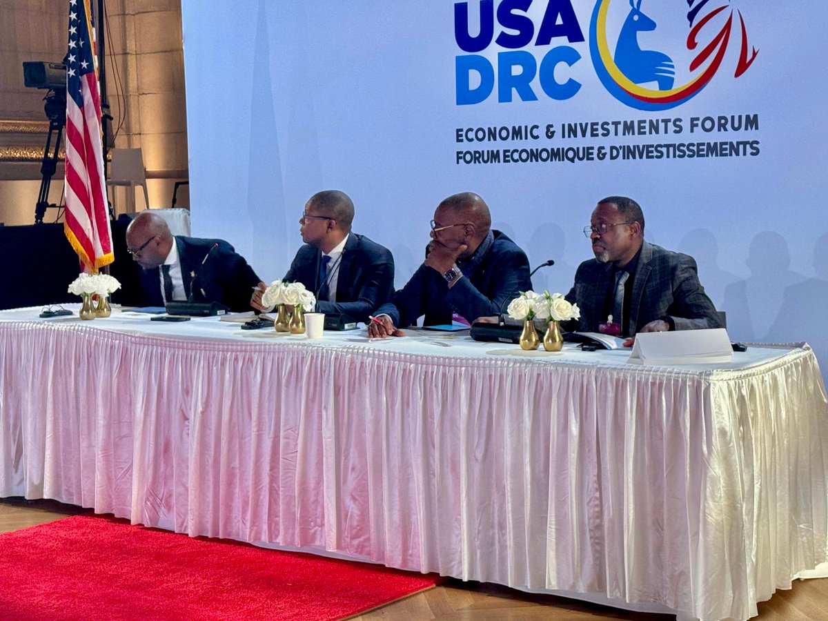 AdpiRdc1's tweet photo. #Inga3 présenté par #ADPI_RDC au Forum USA–RDC 🇨🇩🇺🇸 Synergies énergie-mines-datacenters,avec @WorldBank &amp; acteurs privés. La #RDC avance vers une transition énergétique stratégique. #GreenEnergy #SmartAfrica #DatacenterAfrica #MiningTech #InvestInAfrica @PowerAfricaUS @AfDB_Group https://t.co/vUNvySes0X