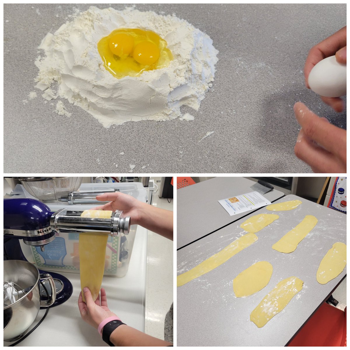 Anderson_FCS's tweet image. The homemade pasta and Alfredo took a few days,  but it&apos;s definitely worth it - so good!!

Also, I asked my student aide to walk around and take pictures (because I&apos;m not very good at that), and I found the last picture on my phone.

#CookingClass #LoveMyStudents #AHSisFamily