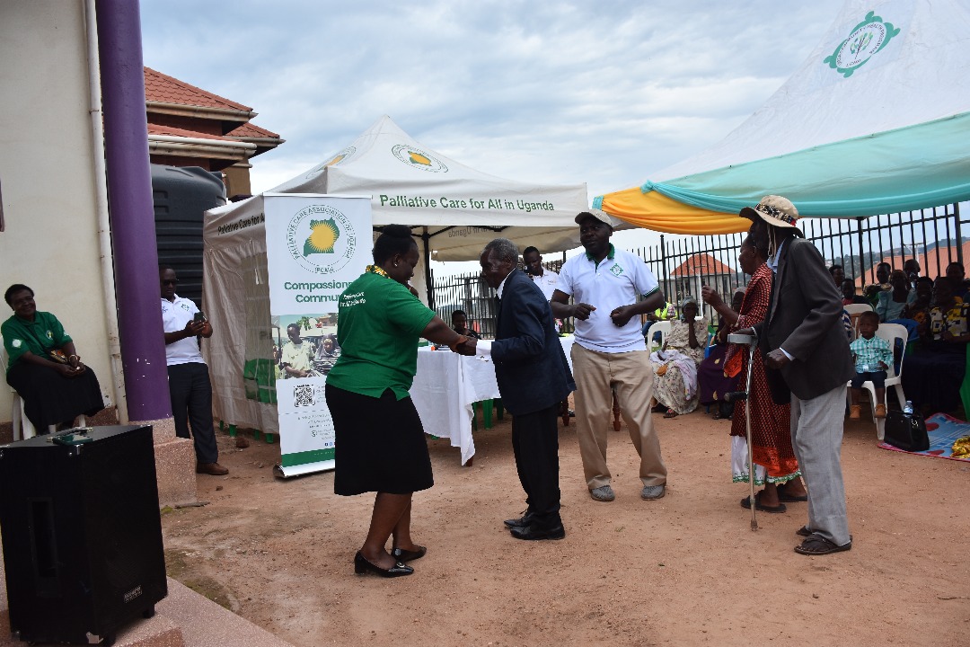 PCAUganda's tweet photo. This afternoon we joined @LwezaCHP in a Senior Citizens Day Out in commemoration of the  World Older Persons Day at #StBarnabasAnglicanCoU,Lweza

We believe every older person deserves to age with dignity, respect, and compassionate care. 
Through Palliative Care and the Compassionate Community Program, we strive to ensure older persons experience comfort, love, and support enabling an eased and meaningful life in their later years.
#PalliativeCareforAllinUganda
#WorldOlderPersonsDay #PalliativeCare #CompassionateCommunities #DignityInAgeing