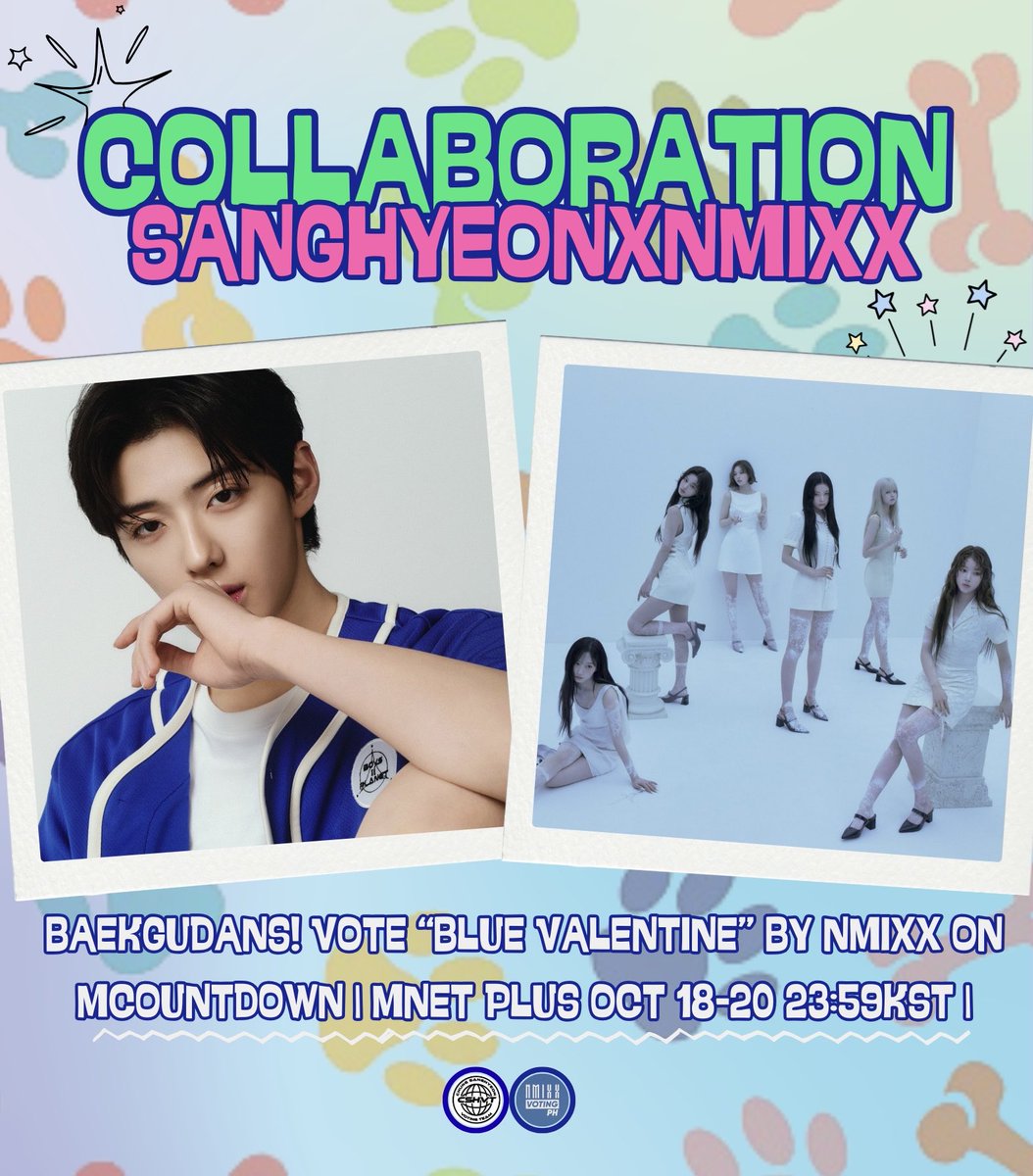 CSHVotingTeam's tweet image. [ 📢 ] 𝐂𝐎𝐋𝐋𝐀𝐁𝐎𝐑𝐀𝐓𝐈𝐎𝐍 𝐍𝐎𝐓𝐈𝐂𝐄

✨ 𝑺𝒂𝒏𝒈𝒉𝒚𝒆𝒐𝒏 𝒙 𝑵𝑴𝑰𝑿𝑿 ✨

Baekgudans! We still owe votes to our friends from @NMIXXVZ_PH 🙌
Remember, Nswers supported Sanghyeon during Boys Planet, and it’s our turn to return the love! 💫

Let’s vote for “𝑩𝒍𝒖𝒆…