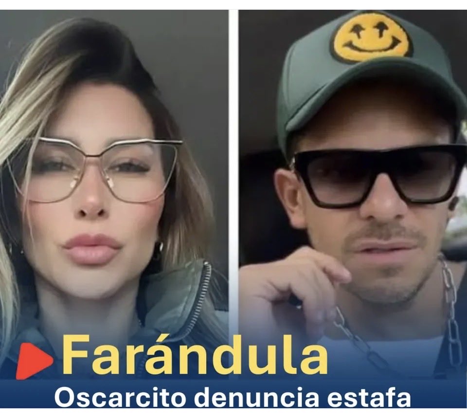#ModoFarandula @oscarcitomundo se comió a la exesposa de #ChinoMiranda <a href="/ChinoyNacho/">Chyno y Nacho</a>  la niña lo estafó.  Si sabía que desplumó a chino, pa que hace negocios con ella. Es ina víbora