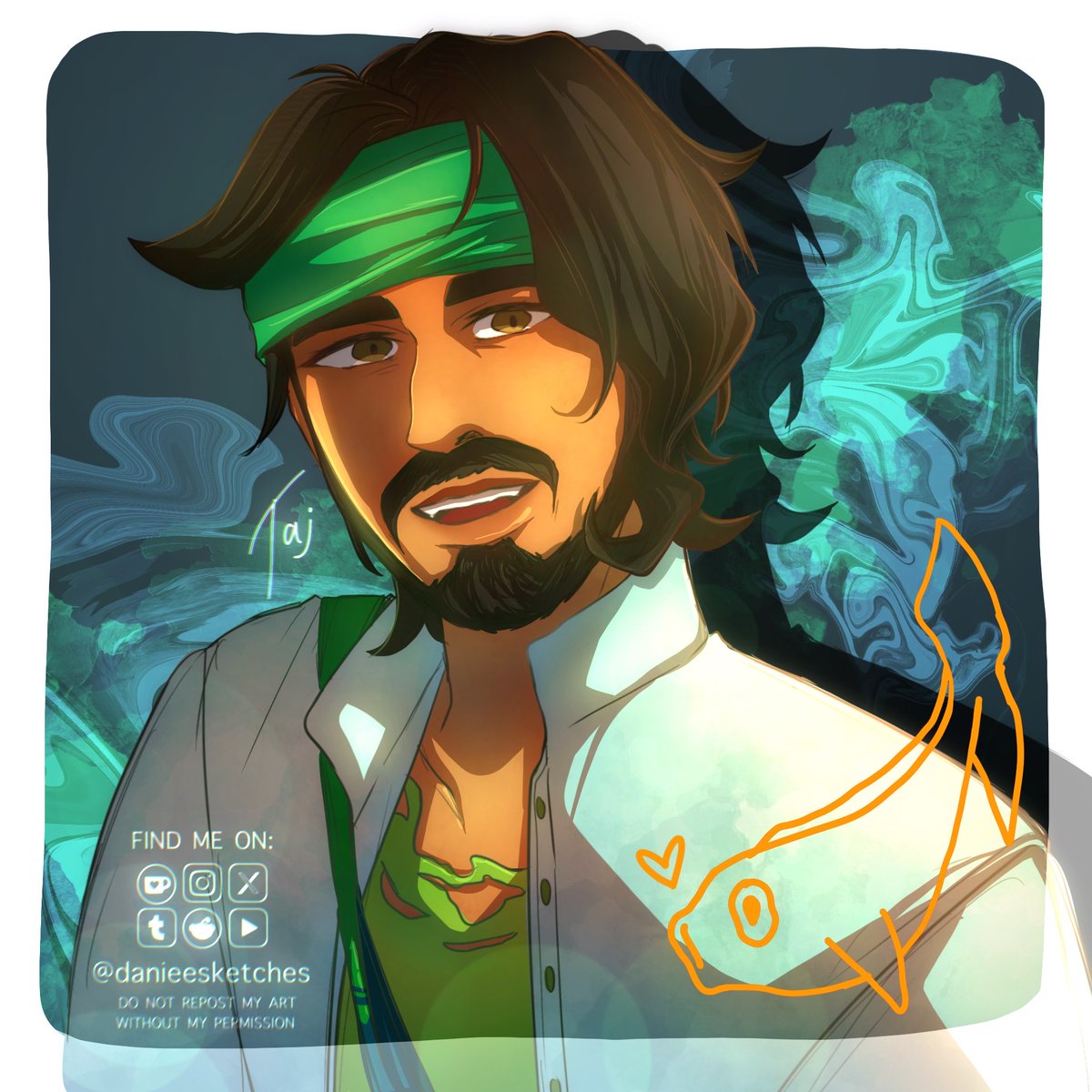 danieesketches's tweet image. Taj - Tides of Tomorrow 🐟
#tidesoftomorrow #digixart #danieesketches