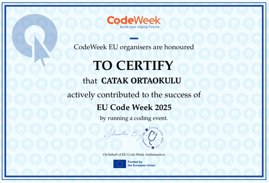 Yeşil Vatan: mBlock ile yağmurla canlanan çiçek kodladık 🌸
#YeşilVatan #codeweek #mebyegitek @67memarge <a href="/cevatcevik67/">Cevat Çevik</a> <a href="/turansezgin67/">Sezgin Turan</a>