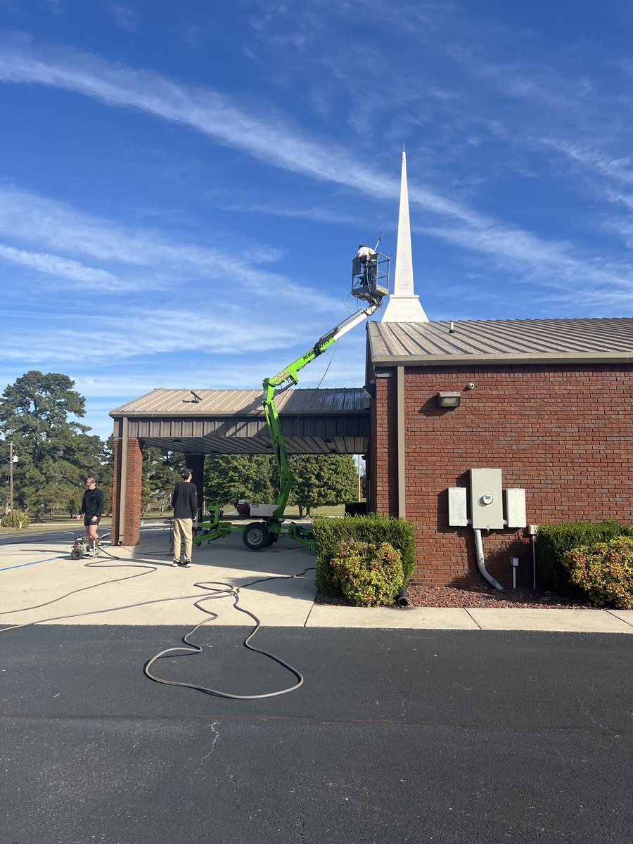 Thankful for servants at our church willing to do the hard stuff.