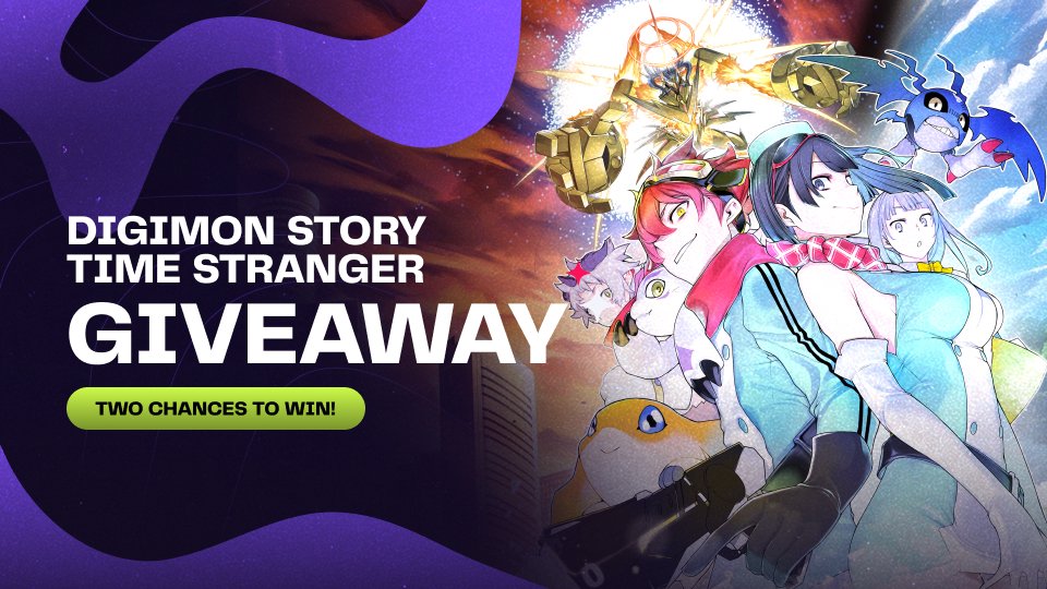 🔥GIVEAWAY ALERT 🔥
We're giving away two keys for #DigimonStoryTimeStranger! To enter, all you have to do is:
1⃣ Follow us
2⃣ Like the post
3⃣ Retweet
4⃣ Comment your favorite (or the most unhinged) Digimon evolution!
#Giveaway