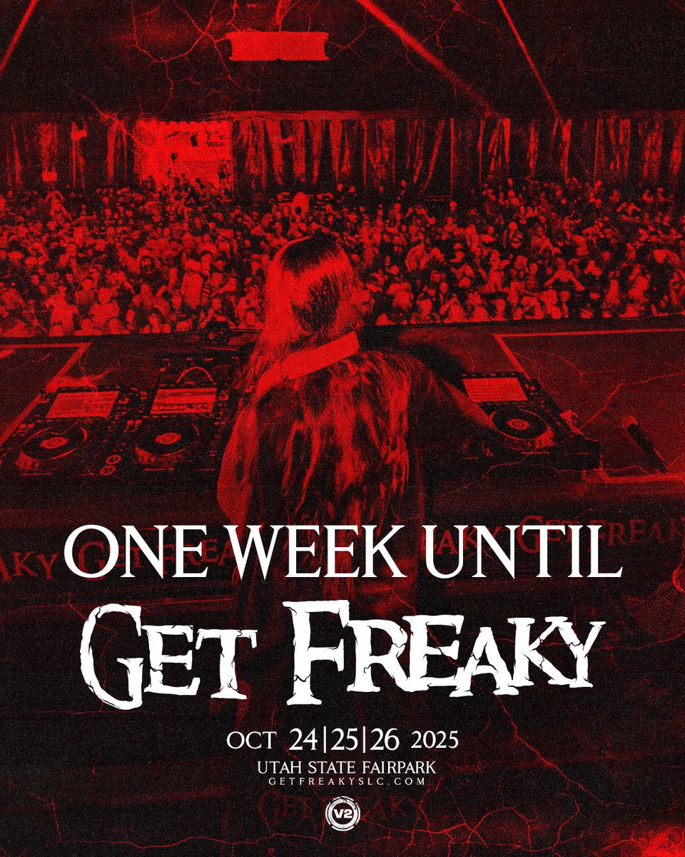 One week till the freaks come out. Salt Lake, prepare yourself. ⚡💀

Get Freaky TIckets x FAQ x Lockers →  getfreakyslc.com