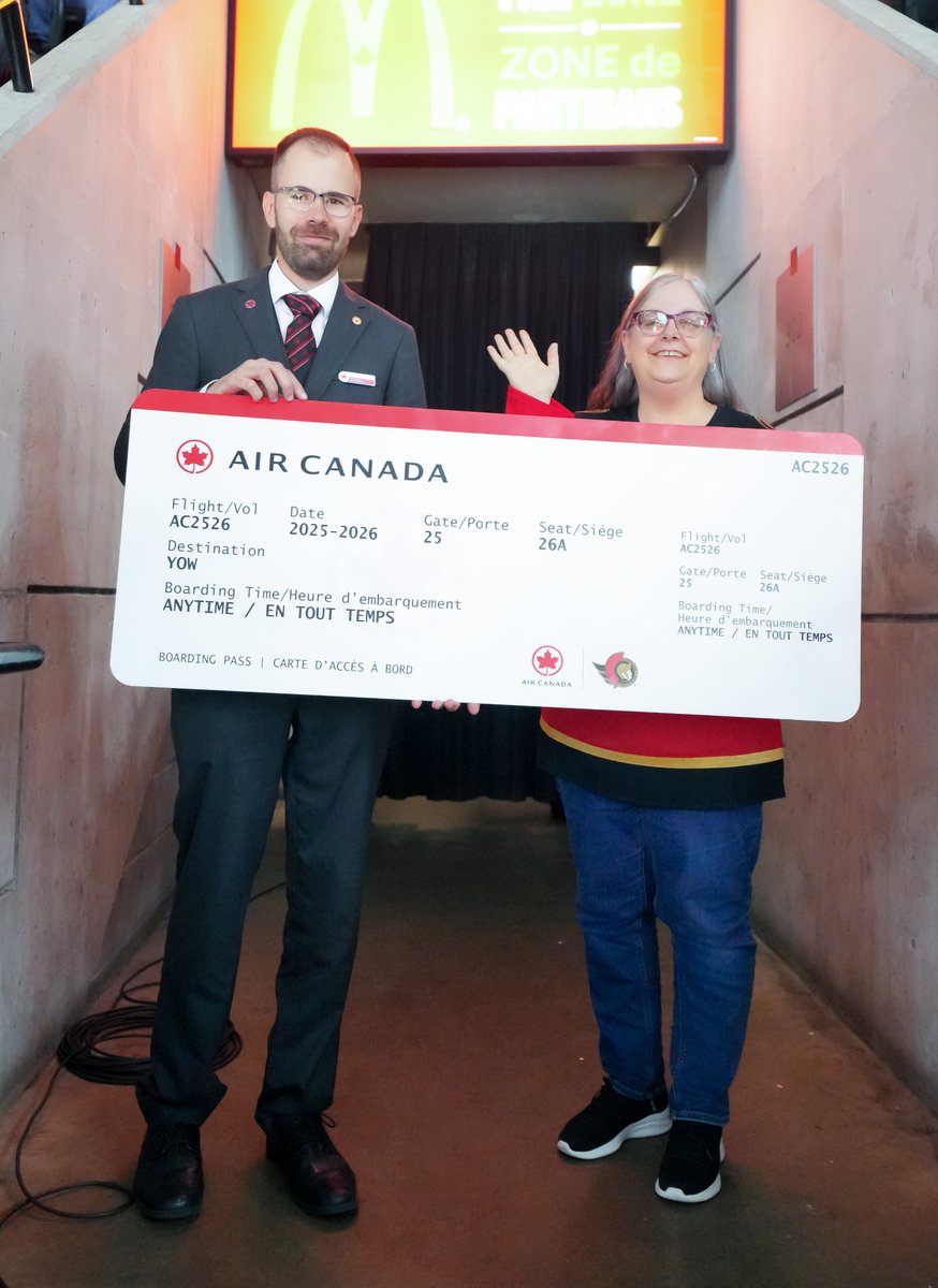 Senators's tweet photo. Oh what a night!

Last night's #IgniteTheRed game presented by @AirCanada had it all. A #Sens comeback WIN, @AirCanada celebrating community heroes, and of course a whole lot of red in the crowd! 🔴

Can't wait for the next one against Boston on Oct. 27! https://t.co/xzpaw5Qpc2