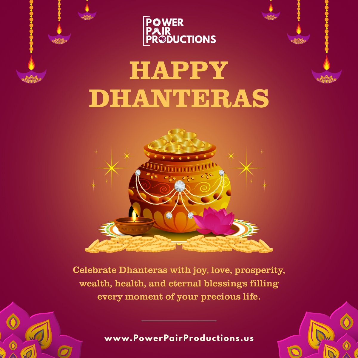 parvb23's tweet photo. Wishing you a joyful and prosperous Dhanteras filled with success and inspiration!

#Dhanteras2025 #WealthAndCreativity #NewBeginnings #AnimAmaze #3DVisuals #InnovationInDesign #ProsperityAhead #FestivalVibes #InspireAndCreate https://t.co/1iCGrYDIfR