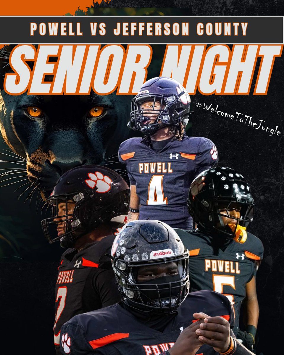 PHS_PantherNet's tweet photo. Salute to our Seniors 🫡

Powell vs Jefferson County 🏈

#WelcomeToTheJungle https://t.co/bqAG2N3RK8