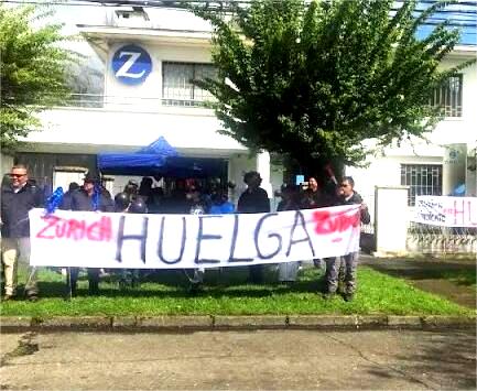 Chile. Una semana en huelga suman 900 trabajadores de empresa Zurich Seguros de Vida por «intransigencia e indiferencia» patronal federacionccu.cl/2025/10/17/chi…