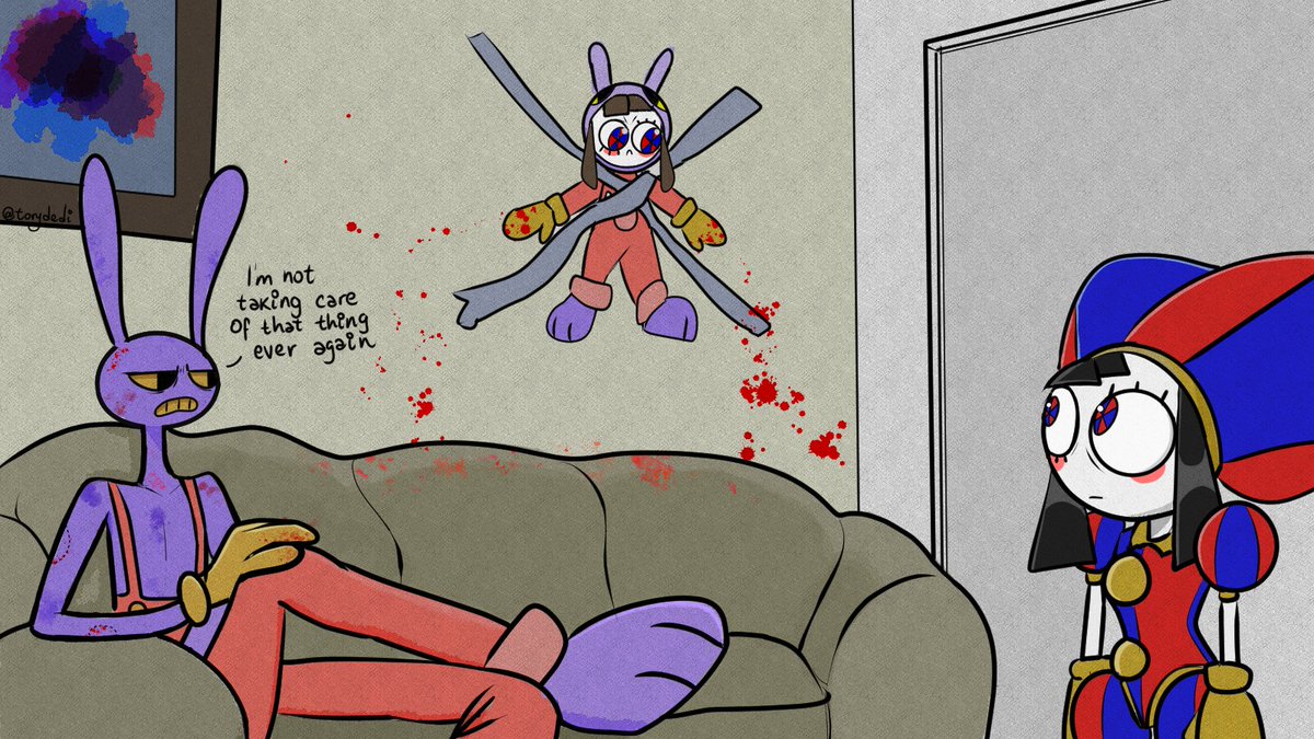 She's just playing around 😌

#funnbunny #funnybunny #Jax #TADC #tadcfanart #JaxxPomni