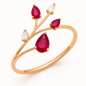 JewelsMatsya's tweet photo. Our Minimalist Gold Ring with natural Rubies &amp; Diamonds is the definition of modern grace. Experience timeless design &amp; the best 22k Gemstone Ring Price in India.

Shop now: https://t.co/wgB7eLijPr 

#22kGold #MinimalistRing #LuxuryJewelry #GoldRing https://t.co/Pvo9Ua5ZOR