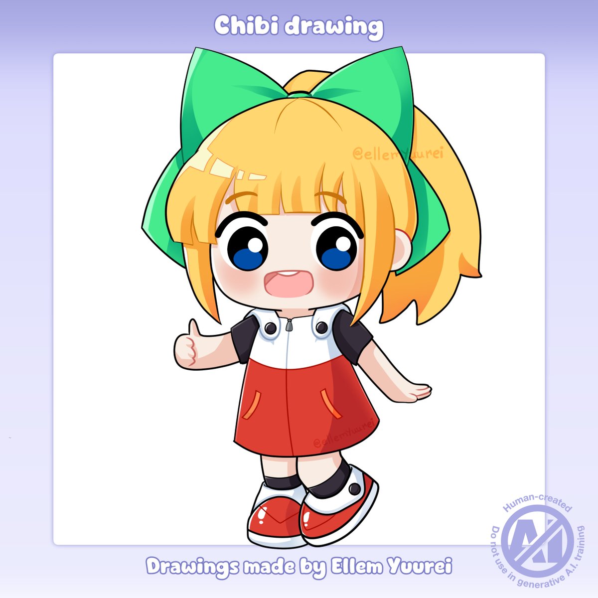 Ellem__'s tweet image. Hi!! My commissions are open!

Im selling chibis, emotes and badges!!

All the links with info and where to buy are in my profile and pinned tweet!

rts appreciated!