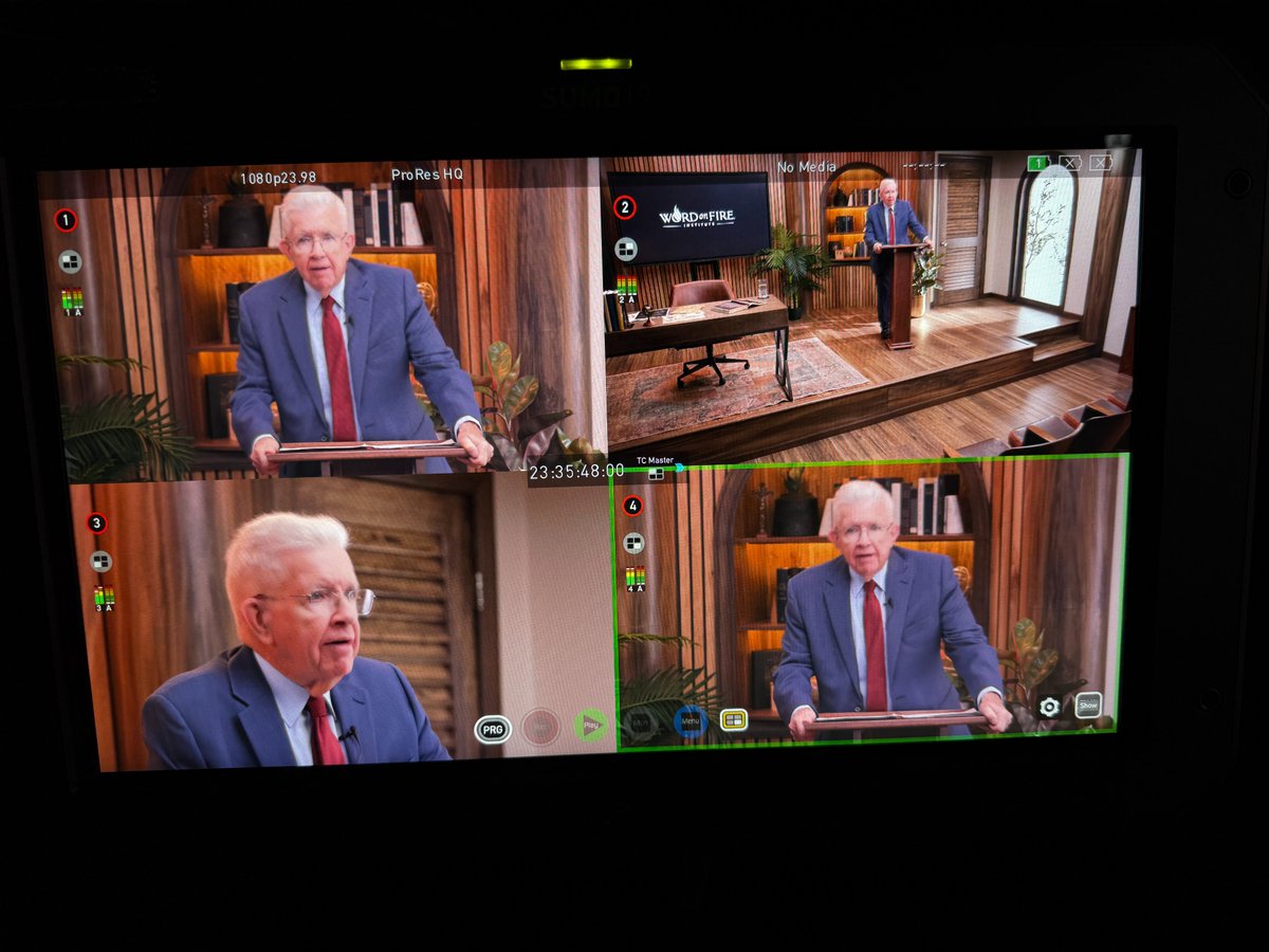 We’re thrilled to share a behind-the-scenes look from Rochester, MN, where we just wrapped filming a new <a href="/WordOnFire/">Word on Fire</a>  ministries course on The Christian Philosophy of Dietrich von Hildebrand with <a href="/BishopBarron/">Bishop Robert Barron</a>. Filming is now complete, and the course is set to release next year!