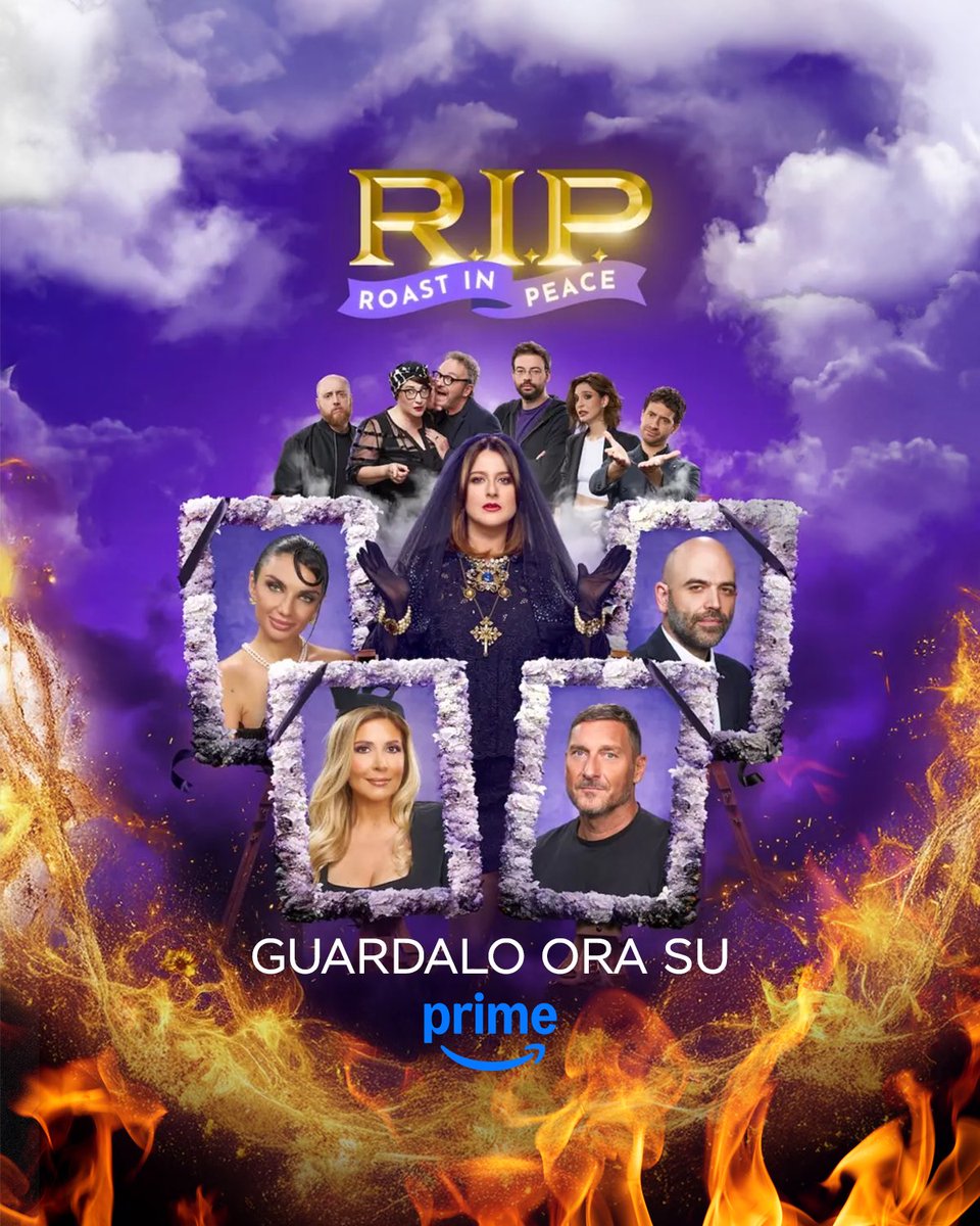 Amiamo roastare i nostri haters, ma sui morti non scherziamo mai! Quello lo fa “Roast in Peace”: 6 comici si sfidano prendendo in giro 4 celebrità “defunte”. Con la conduzione di Michela Giraud guarda ora #RoastinPeace. 

In collaborazione con <a href="/PrimeVideoIT/">Prime Video Italia</a>
