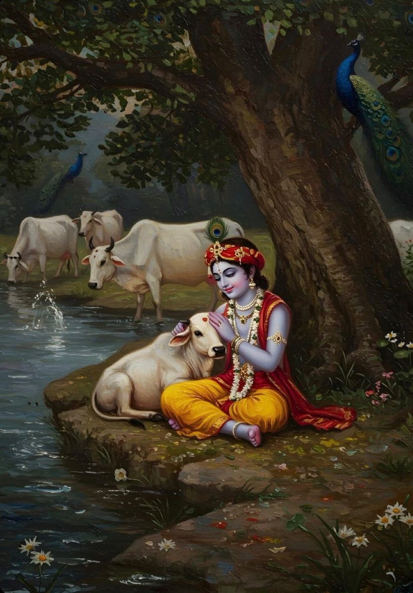 vishwananda's tweet image. Vasu Baras or Govatsa Dwadashi is the worship of cows and the deep importance of every creature that has been given life and love by Bhagavan.
On this day, one should make great efforts to visit a Gaushala, where cows are protected, live their natural lives freely, and are…