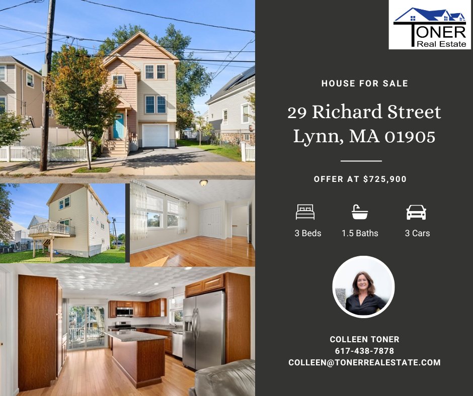 TonerRealEstate's tweet photo. ✨ Stylish 3-bed in quiet West Lynn! Only 5 yrs young—move right in. Bright open layout, chef’s kitchen, 1st-fl laundry, modern bath, huge basement. Garage, deck &amp; fenced yard. https://t.co/Kq2rLyyaUX