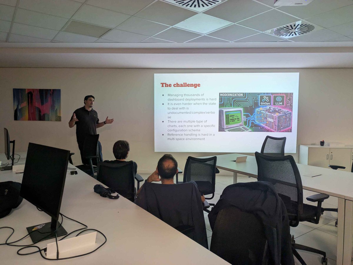 sourcesense's tweet image. Pochi giorni fa, nella nostra sede romana. . . 
con la community RomaJS e Marco Liberati per esplorare come un’app per dashboard può evolvere in una piattaforma moderna, integrata con GitOps, Terraform e LLM.

 #Community #JavaScript #GitOps #LLM #Terraform