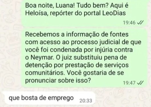 JefinhoMenes's tweet photo. A reação da Luana Piovani quando foi procurada pra comentar a condenação dela contra o Neymar: https://t.co/hrsBFhMV9X
