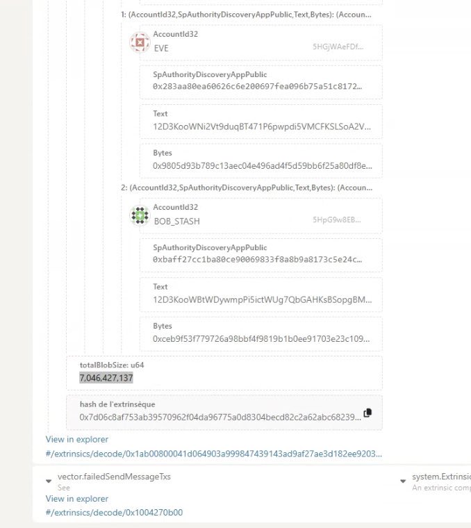 rookie numbers 🥱

7GB BLOCKS with 6s BLOCK TIME on AVAIL
