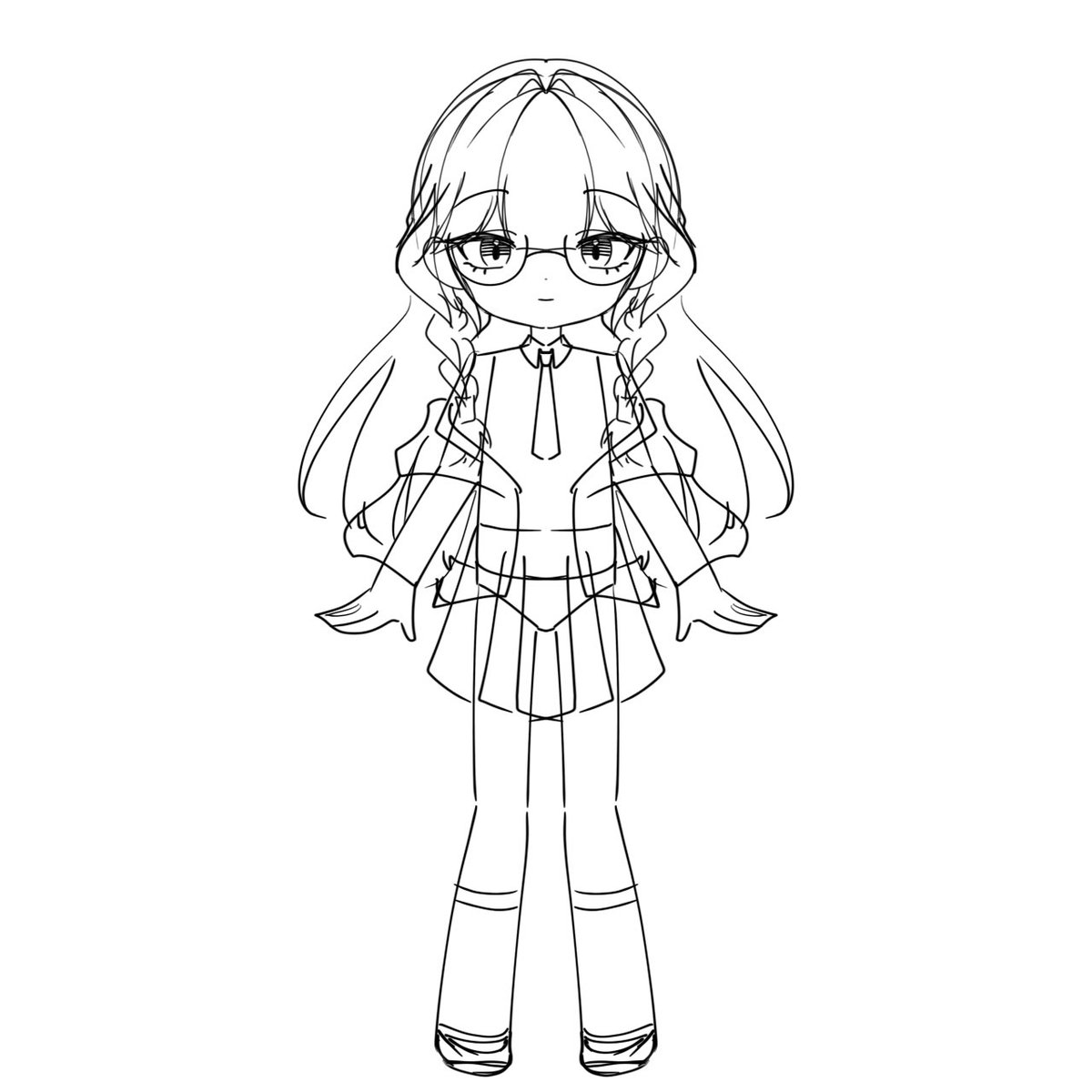 요즘 귀여운 체형 그리는데 꽂힘