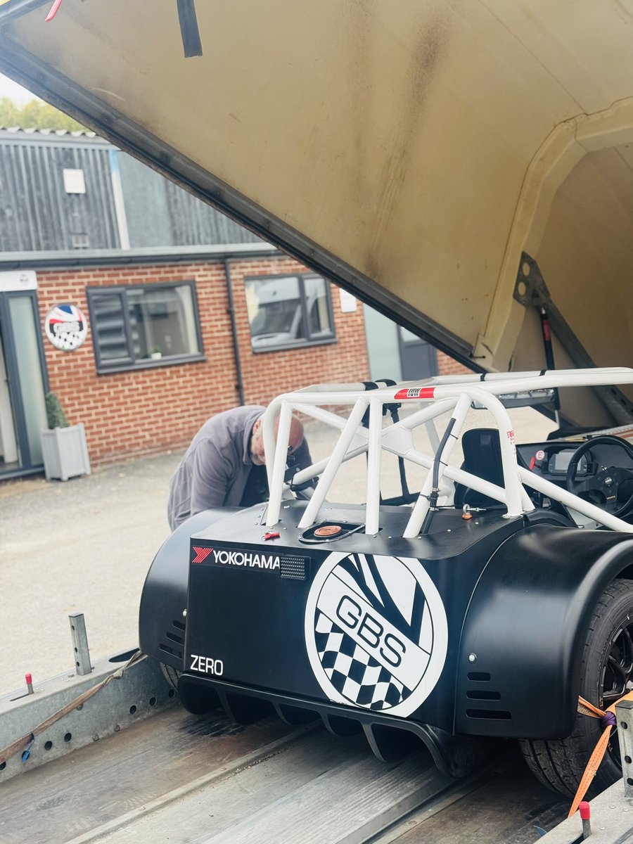 GBSCars's tweet photo. Oulton Park this weekend!
Our Zero race car has been collected and is ready to hit the track racing in the Magnificent Sevens series.
The GBS Zero is perfect for road AND track, and is available with a full MSA/FIA-approved roll cage. https://t.co/upQ7i8po34 #trackday #gbszero https://t.co/BwktFxPJ2K
