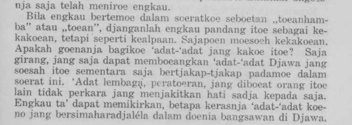 ditsks's tweet photo. @ainunnajib kalau Kartini masih hidup, beliau ga akan setuju sama perkataan2 ainun. Kartini hidup di 18-an aja uda menentang budaya2 tersebut yang dia udah cap “kaku”, dri jaman segitu dgn teknologi terbatas pemikirannya bisa maju. kartini ga akan bsa dirayakan kalau mikirnya msi kayak ainun https://t.co/H0Yiwc5Rzr