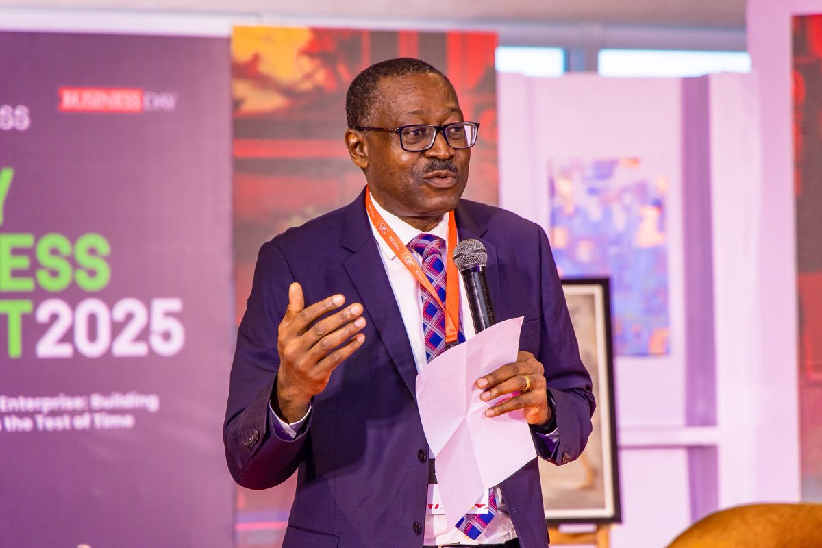 MFMBofficial1's tweet photo. Pedro Omojume of @pwc_ng opened the summit with words of insight and encouragement on behalf of Sam Abu.

#FamilyBusinessSummit2025 https://t.co/U4DotY578W
