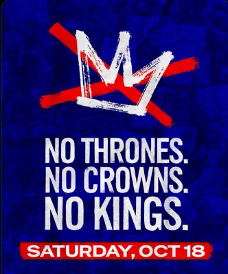 unsupervisedK's tweet photo. Maga tried to muddy what being a patriot means..Maga is now calling the NO KINGS protest- "Hate America Terrorism". Take back the narrative tomorrow. BRING YOUR FLAGS and show your love for our country.  https://t.co/7H4cjwVRZR #Staydefiant https://t.co/cVq6uPtl63