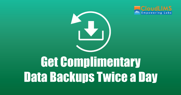 CloudLIMS's tweet image. Protect your lab data effortlessly.
CloudLIMS offers complimentary data backups twice a day—no manual work, no extra cost, just peace of mind.
Book a demo: zurl.co/1M1Ck
#LIMS #LabSoftware #DataBackup #CloudLIMS #FreeService