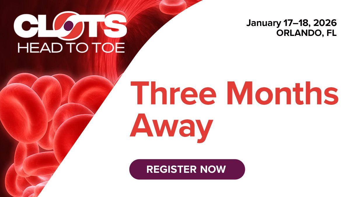 CLIjournal's tweet image. In just three months, CLOTS: Head to Toe convenes frontline providers for two focused days of clinical updates, networking, and skills-building. 

Plus, one lucky registrant will win a $250 gift card to Disney! What are you waiting for? Sign up today! hubs.ly/Q03q9nqy0