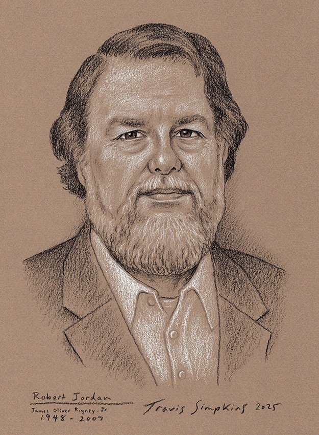 TravisSimpkins7's tweet photo. Happy Birthday to Robert Jordan, author of "The Wheel of Time" fantasy series, born on this day in 1948. (October 17, 1948 - September 16, 2007)
Portrait by Travis Simpkins
#robertjordan #wheeloftime #author #fantasy #fantasybooks #randalthor #AesSedai #Freemasons #TravisSimpkins https://t.co/7oyeii80Ms