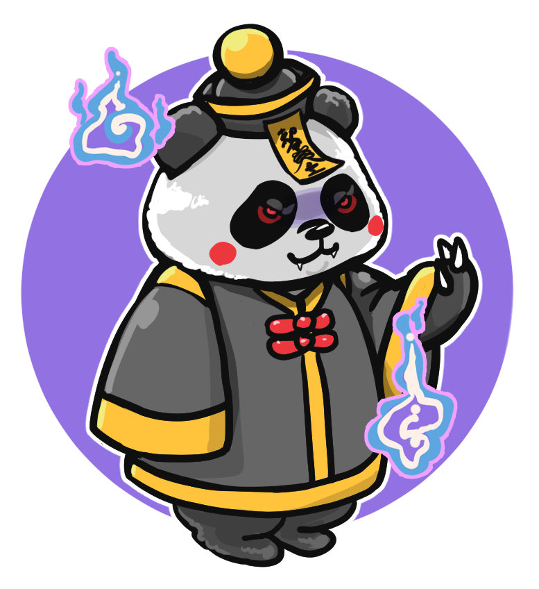 merry_mcuk's tweet image. ご希望頂いたのでキョンシーパンダも追加しました😁
#TEKKEN8 #Panda #LingXiaoyu